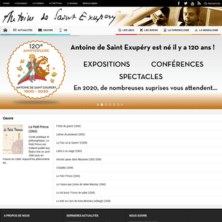A complete backup of antoinedesaintexupery.com
