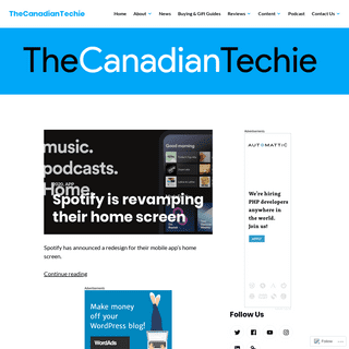 TheCanadianTechie â€“ Your source for Canadian tech news, reviews & more