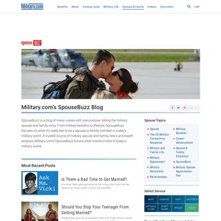 SpouseBuzz, Military Spouse Blog - Military.com