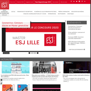 A complete backup of esj-lille.fr