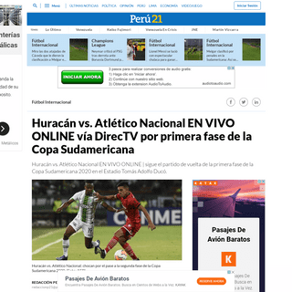 A complete backup of peru21.pe/deportes/futbol-internacional/huracan-vs-atletico-nacional-en-vivo-online-via-directv-por-primera