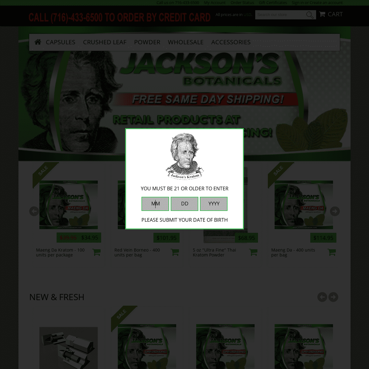 A complete backup of jacksonskratom.com