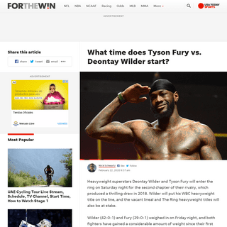 A complete backup of ftw.usatoday.com/2020/02/what-time-does-tyson-fury-vs-deontay-wilder-start