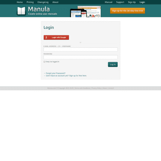 A complete backup of manula.com
