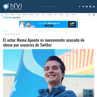 A complete backup of www.nvinoticias.com/nota/138821/el-actor-memo-aponte-es-nuevamente-acusado-de-abuso-por-usuarias-de-twitter