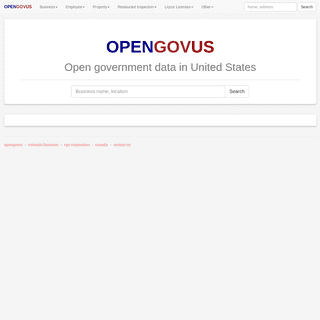 A complete backup of opengovus.com