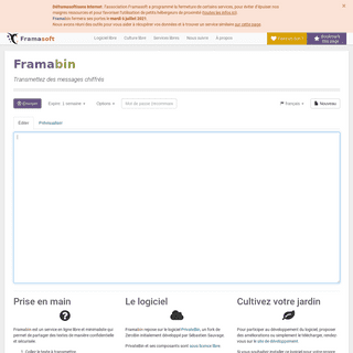 A complete backup of framabin.org
