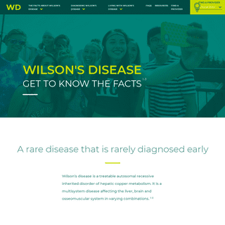 Wilson's Disease â€“ Get to know the facts