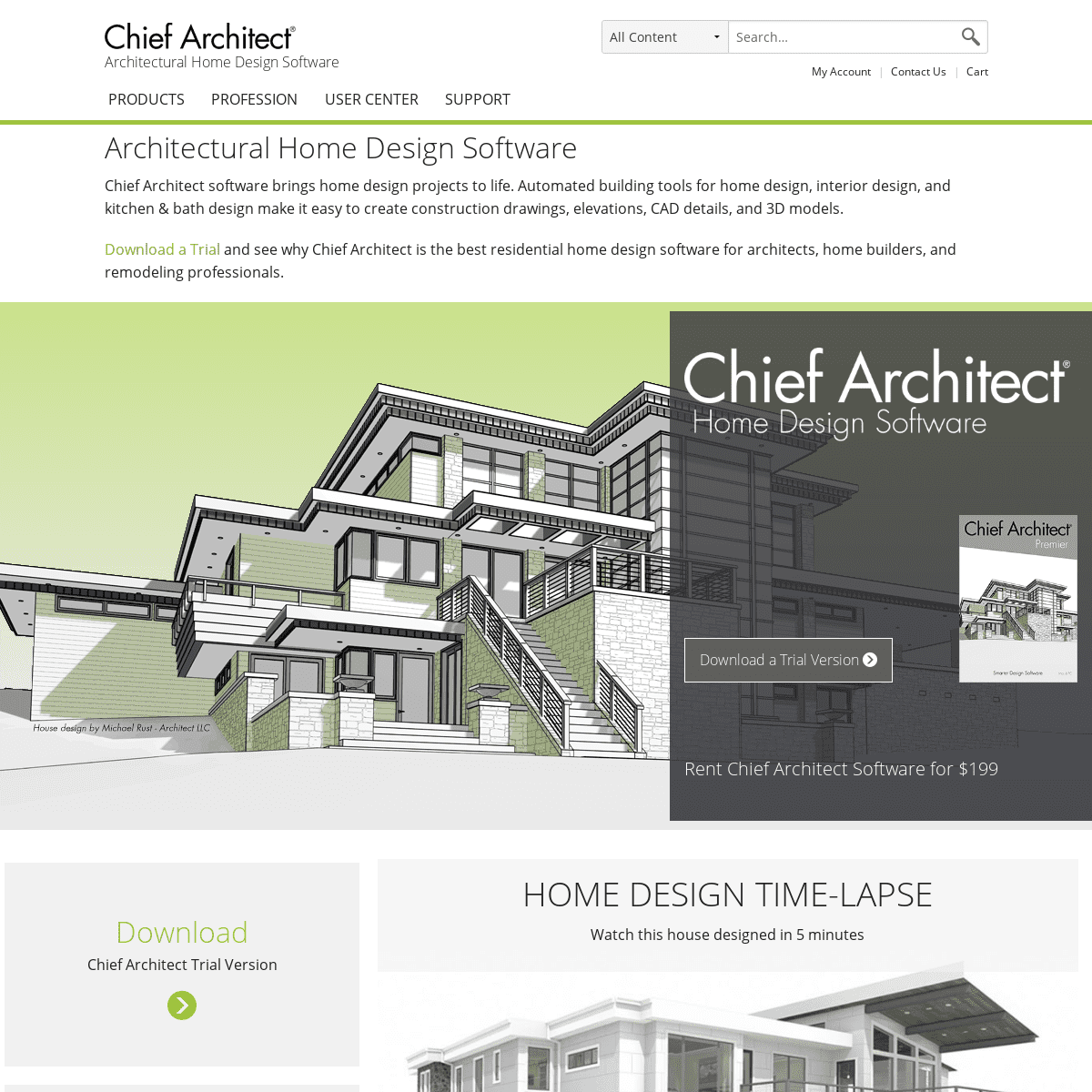 A complete backup of chiefarchitect.com