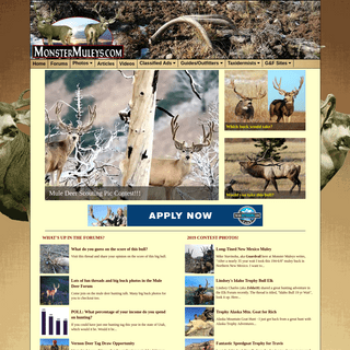 MonsterMuleys.com - Mule Deer, Elk and Western Big Game Hunting