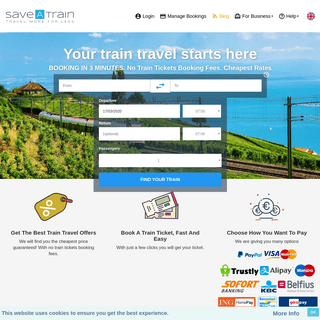 Train Ticket Booking & Reservation - Save A Train