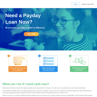 A complete backup of needpaydayloannow.com