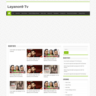 A complete backup of layanon9tv.com