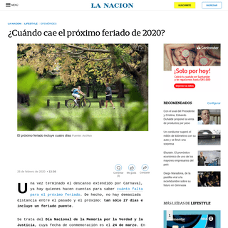 A complete backup of www.lanacion.com.ar/lifestyle/cual-es-proximo-feriado-2020-nid2337306