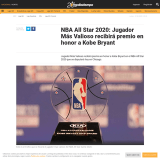 A complete backup of www.mediotiempo.com/basquetbol/nba/mvp-nba-all-star-2020-llevara-kobe-bryant-trophy
