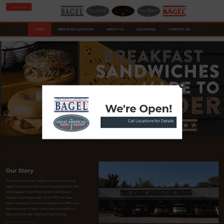 A complete backup of greatamericanbagel.com