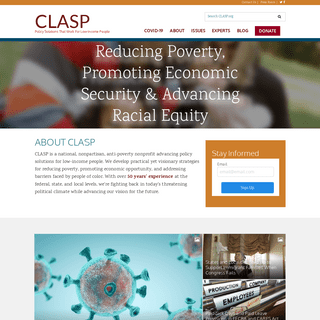 CLASP - Policy Solutions That Work For Low-Income People