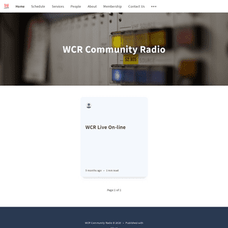 WCR Community Radio