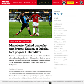 A complete backup of www.francefootball.fr/news/Manchester-united-accroche-par-bruges-eriksen-et-lukaku-font-gagner-l-inter-mila