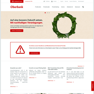 A complete backup of oberbank.at