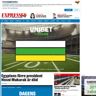 A complete backup of www.expressen.se/nyheter/egyptens-forre-president-hosni-mubarak-ar-dod/