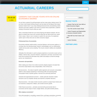 A complete backup of actuarialcareers.us