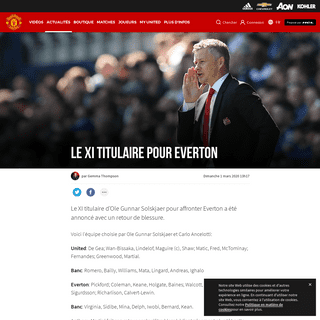 A complete backup of www.manutd.com/fr/news/detail/teams-announced-for-everton-v-man-united-in-premier-league-1-march-2020