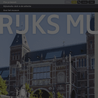 A complete backup of rijksmuseum.nl