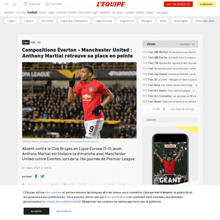 A complete backup of www.lequipe.fr/Football/Actualites/Compositions-everton-manchester-united-anthony-martial-retrouve-sa-place