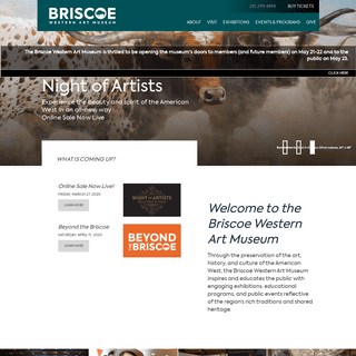 A complete backup of briscoemuseum.org