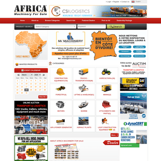 A complete backup of africamachineryforsale.com