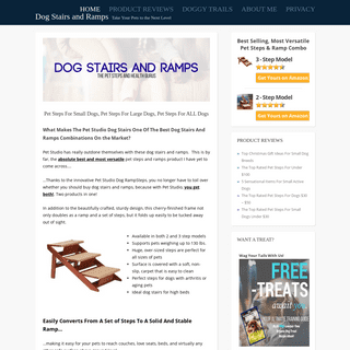 A complete backup of dogstairsandramps.com