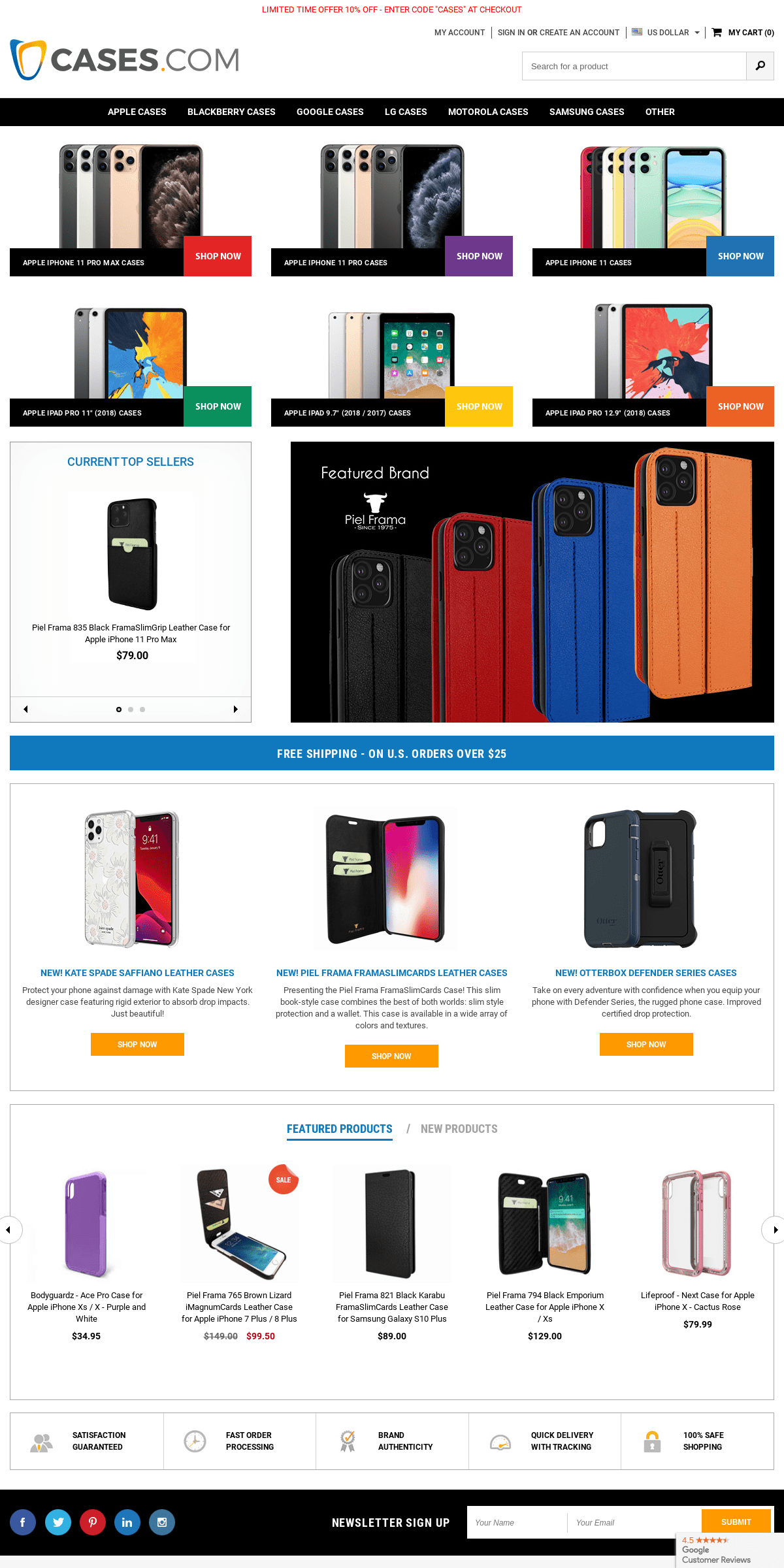 A complete backup of cases.com