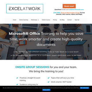 A complete backup of excelatwork.co.nz