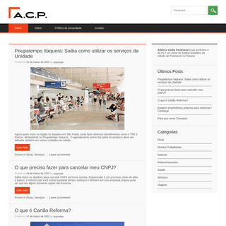 A complete backup of acpclube.com.br