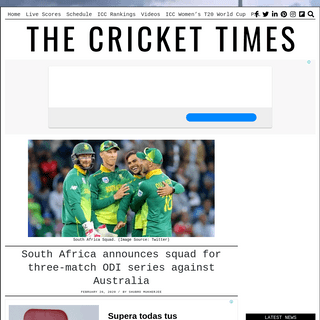 South Africa announces squad for three-match ODI series against Australia â€“ CricketTimes.com