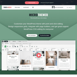 Themeover - WordPress Visual Design CSS Plugin - Microthemer