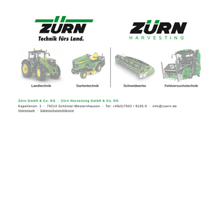 A complete backup of zuern.de