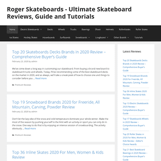 A complete backup of rogerskateboards.com