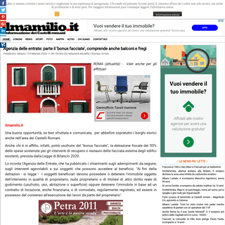 A complete backup of www.ilmamilio.it/c/comuni/22313-agenzia-delle-entrate-parte-il-bonus-facciate-