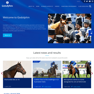A complete backup of godolphin.com