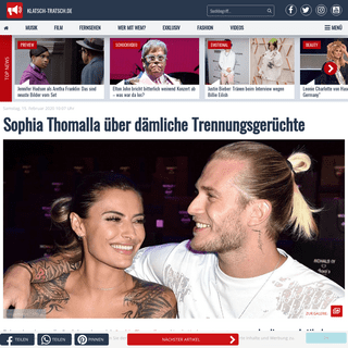 Sophia Thomalla Ã¼ber dÃ¤mliche TrennungsgerÃ¼chte - klatsch-tratsch.de