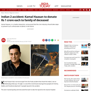A complete backup of www.indiatoday.in/movies/regional-cinema/story/indian-2-accident-kamal-haasan-to-donate-rs-1-crore-each-to-