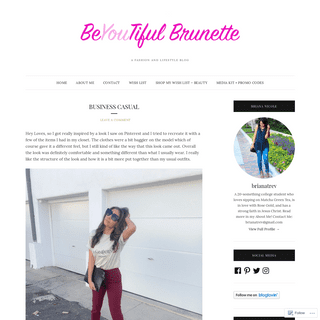 A Fashion and Lifestyle Blog