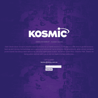 A complete backup of kosmic.com.au