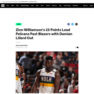 A complete backup of bleacherreport.com/articles/2877437-zion-williamsons-25-points-lead-pelicans-past-blazers-with-damian-lilla