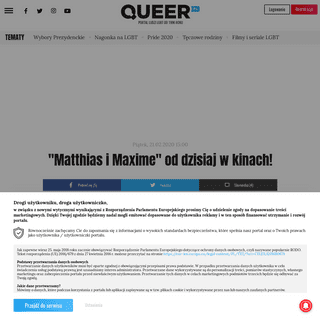 A complete backup of queer.pl/news/204067/matthias-i-maxime-od-dzisiaj-w-kinach