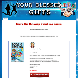 A complete backup of yourblessedgifts.com