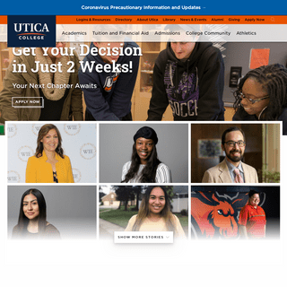 A complete backup of utica.edu