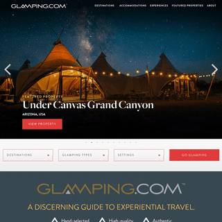 A complete backup of glamping.com